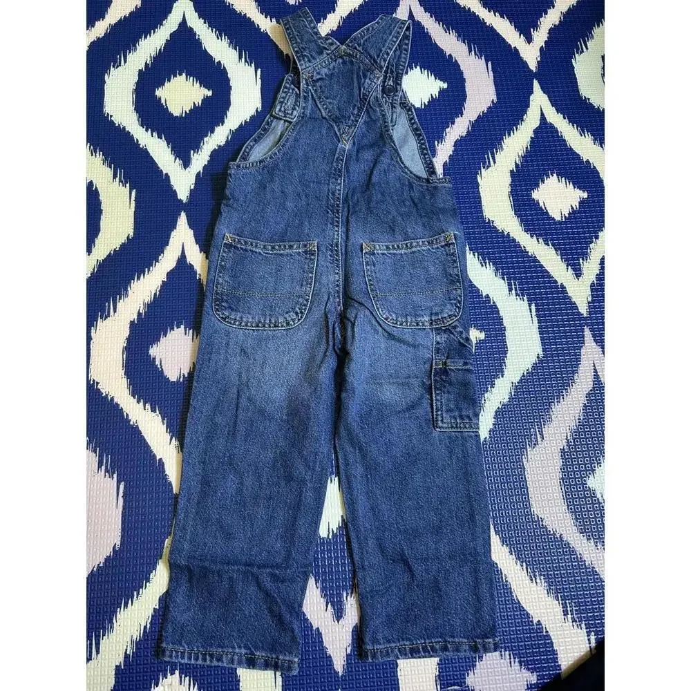 100% Cotton! 🌎 Baby Gap Denim Overalls Sz. 3yrs. by Loving Kindness Everyday - Picture 6 of 13